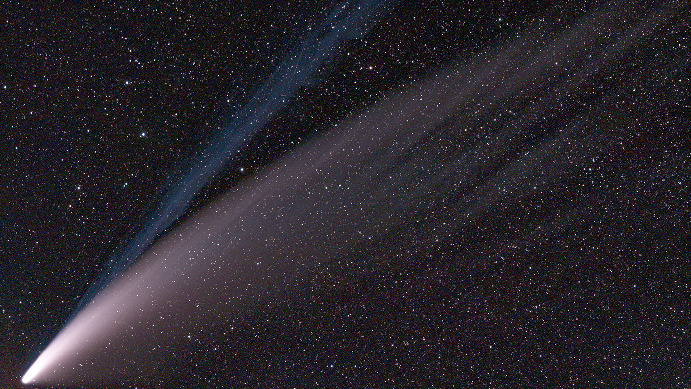 Comet NEOWISE up close