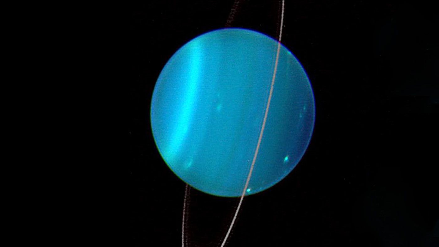 Uranus in infrared.